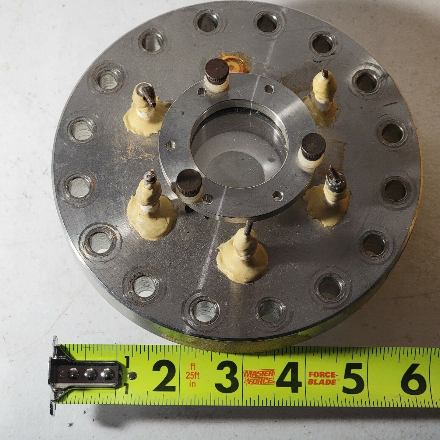Homemade 6" DN100CF Viewport Flange Conflat High Vacuum Through-Hole