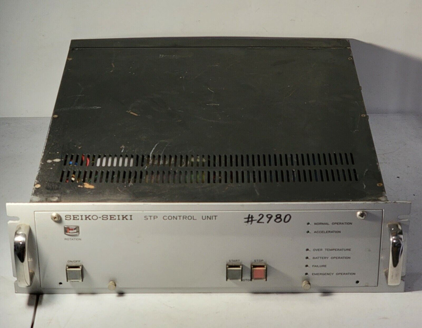 Edwards/Seiko Seiki SCU-300H Turbomolecular Pump Control Unit STP Vacuum 110V