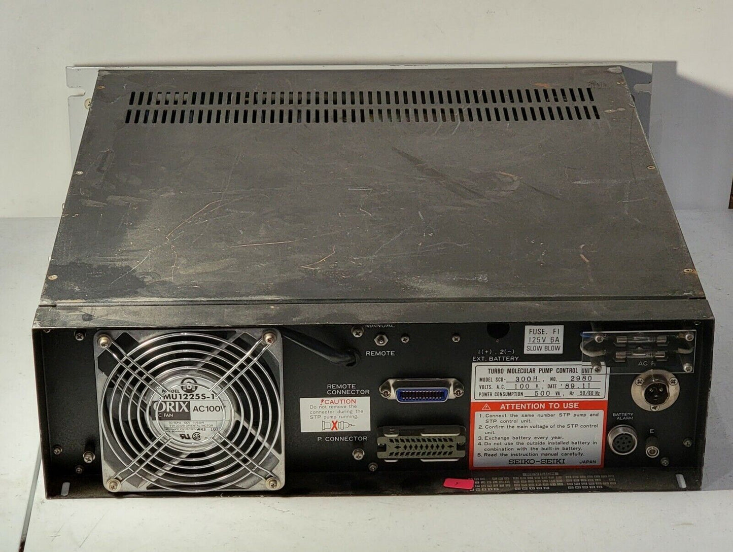 Edwards/Seiko Seiki SCU-300H Turbomolecular Pump Control Unit STP Vacuum 110V