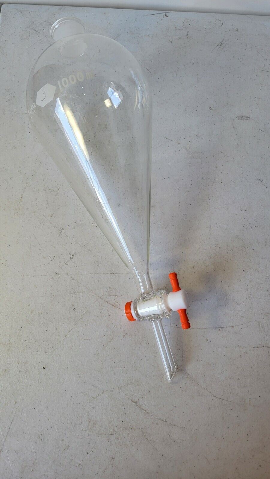 Separatory Funnel 1000ml KIMAX USA Chemistry Laboratory Glassware