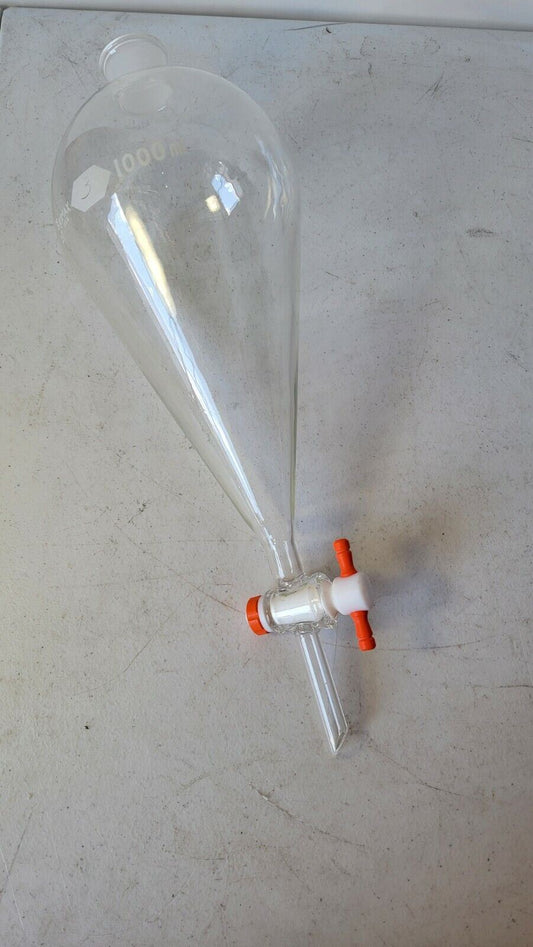 Separatory Funnel 1000ml KIMAX USA  Chemistry Laboratory Glassware