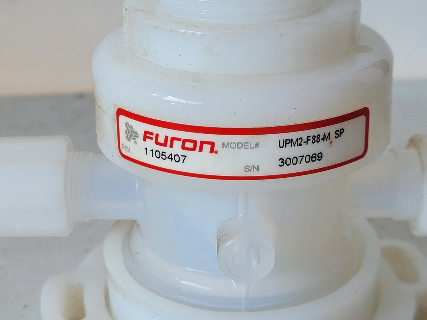 Furon UPM2-F88-M SP Manually Actuated 2-Way Quarter-Turn Valve 1105407