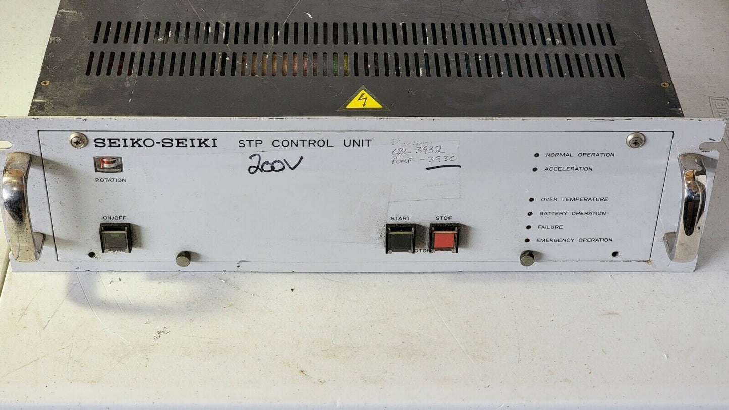 Edwards/Seiko Seiki SCU-300 Turbomolecular Pump Control Unit STP Vacuum 220v