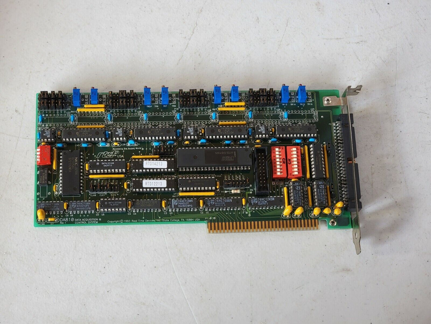 Real Time Devices RTD DA810 DAQ Data Acquisition & Control System ISA Board Card