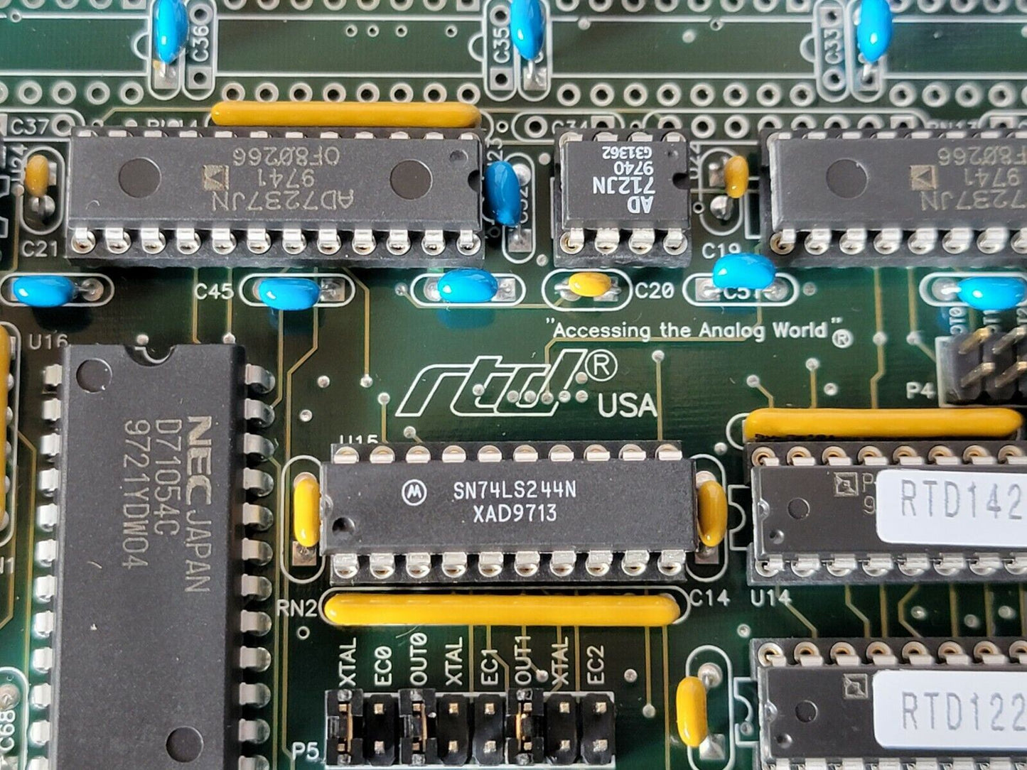 Real Time Devices RTD DA810 DAQ Data Acquisition & Control System ISA Board Card