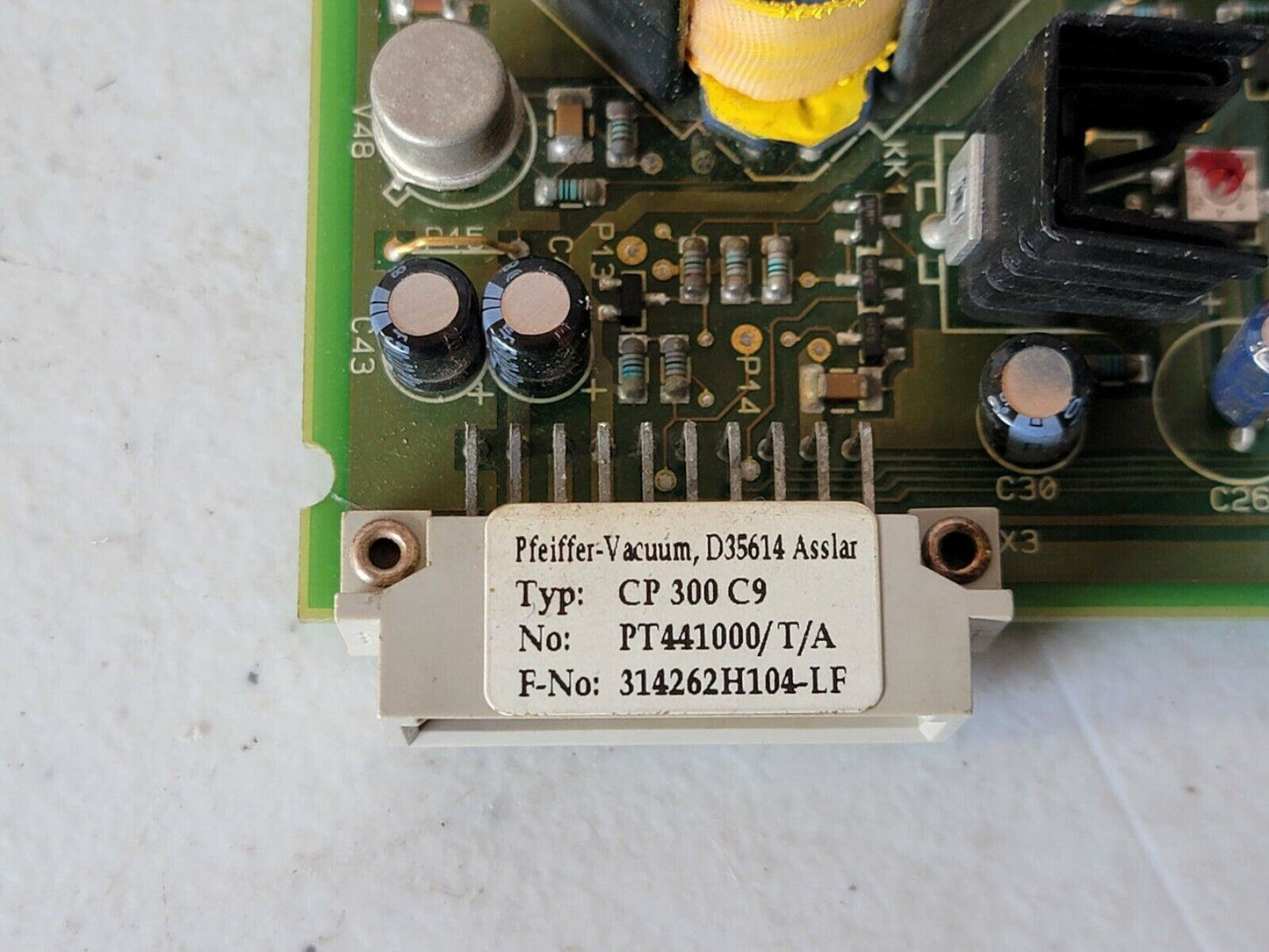 Pfeiffer Vacuum CP 300 C9 Pirani/Cold Cathode Measurement Board PT441000/T/A