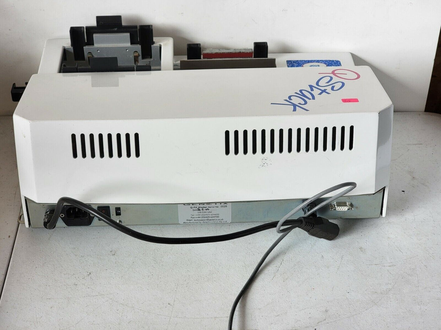 Genetix Q-Fill Stacker Microplate Stacker Q-Stack QStack QFill