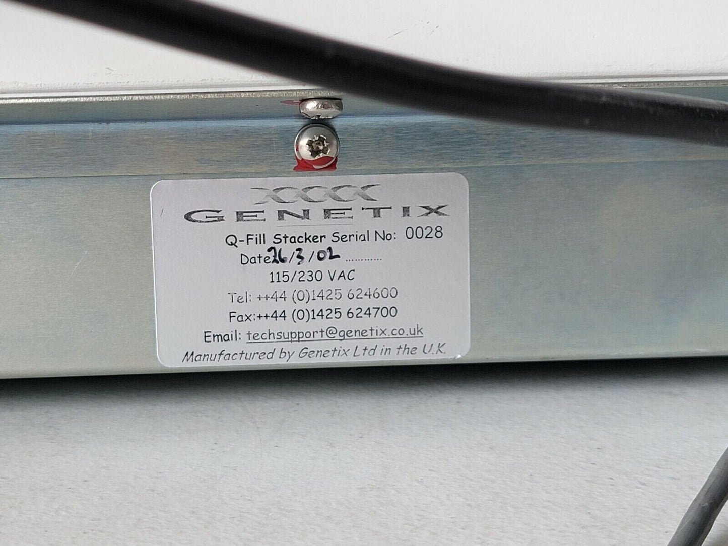Genetix Q-Fill Stacker Microplate Stacker Q-Stack QStack QFill