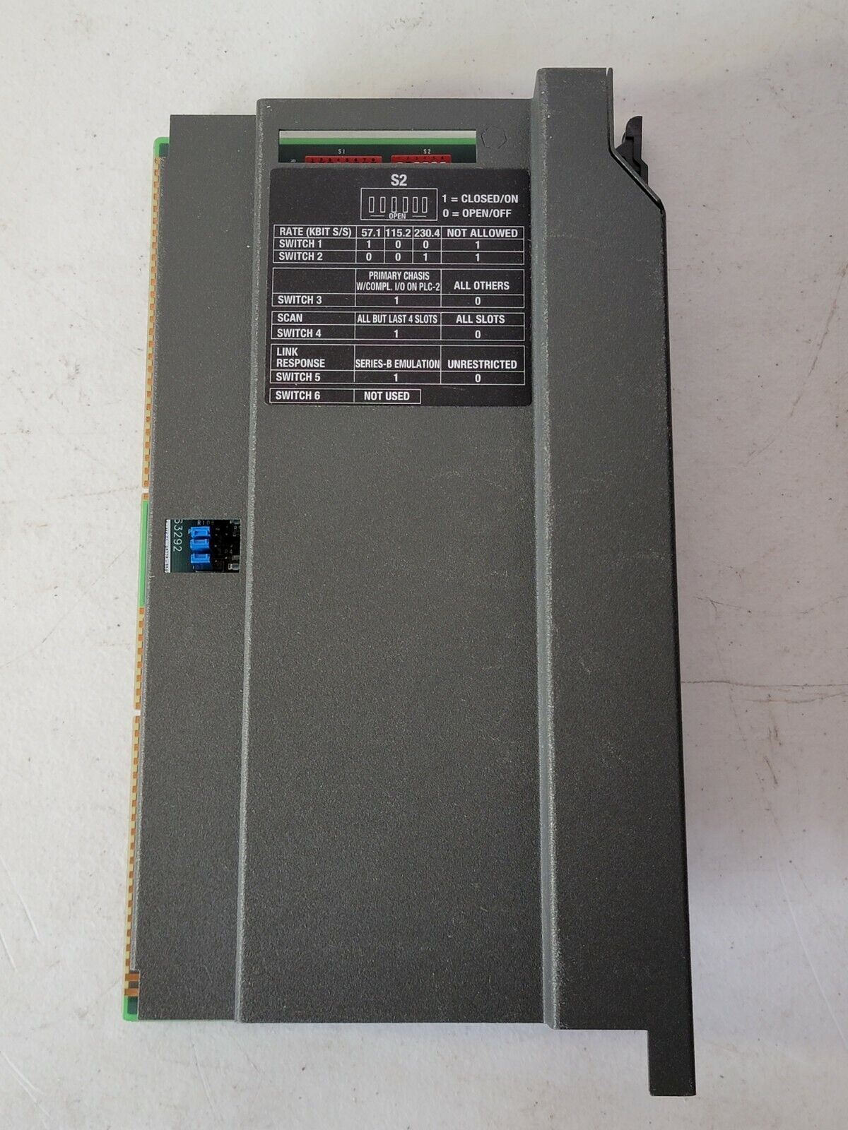 Allen Bradley AB 1771-ASB/E Remote I/O Adapter Module PLC 5VDC PN 96329272