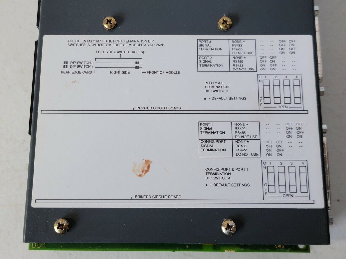 Allen Bradley 2760-RB Series A 2-slot Flexible Interface Module 5VDC