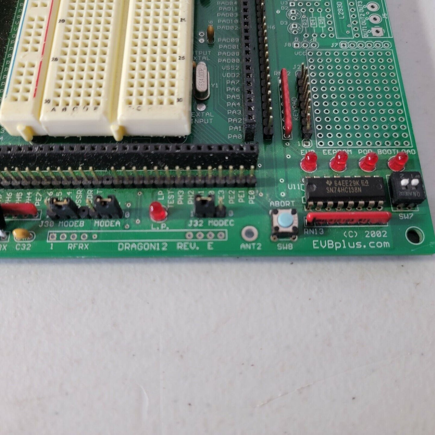 EVB Dragon12 Rev. E USB Development Board HCS12 Trainer Dragon 12