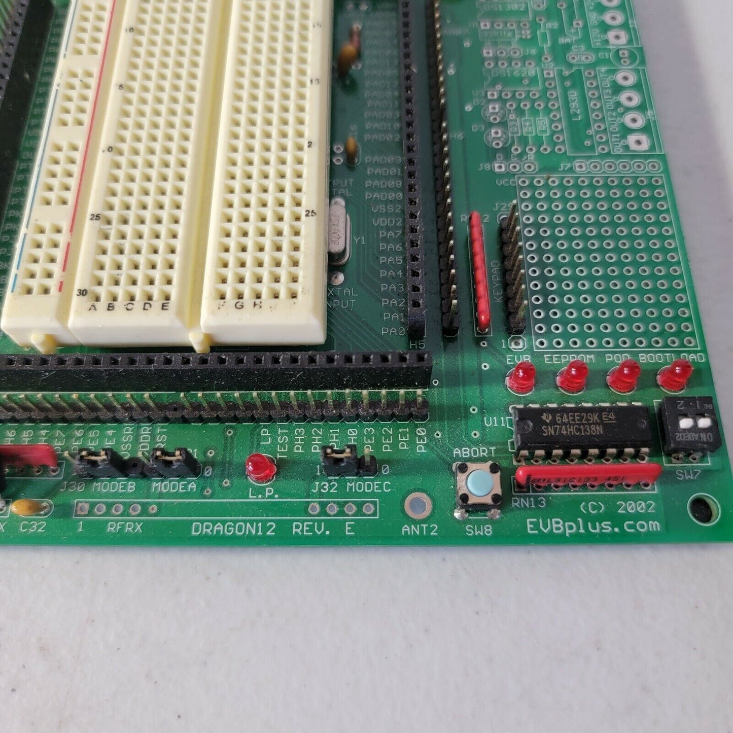 EVB Dragon12 Rev. E USB Development Board HCS12 Trainer Dragon 12