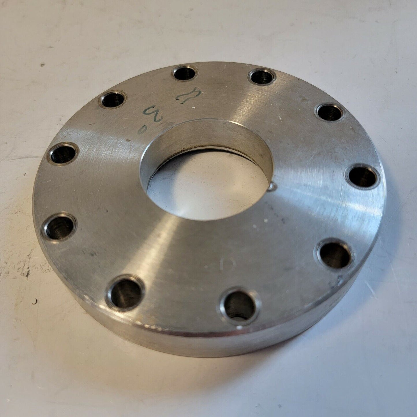 DN63CF 4.5" CF Conflat Blank Off Flange High Vacuum Stainless Through-Hole 1.75"
