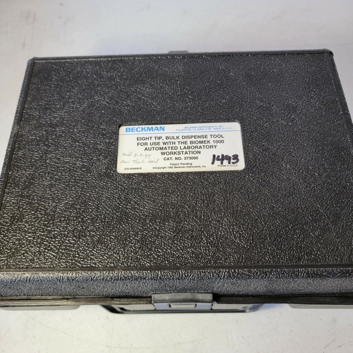 Beckman Eight Tip Bulk Dispense Tool Auto Needle 373095 For Biomek 1000 1493