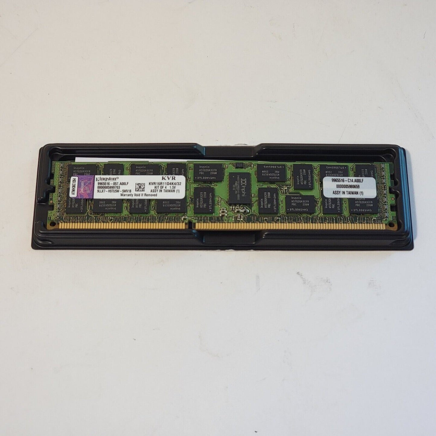 4x Kingston KVR16R11D4K4/32 32GB 4x8GB PC3 12800 DDR3 SDRAM ECC Server Memory