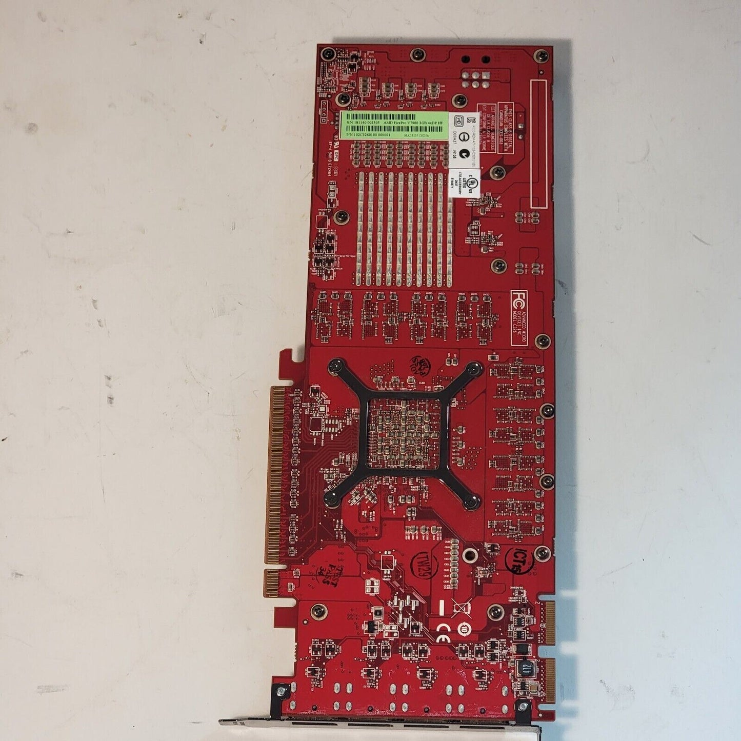 AMD FirePro V7900 2GB Quad DP DisplayPort Workstation GPU Graphics Card 102C326