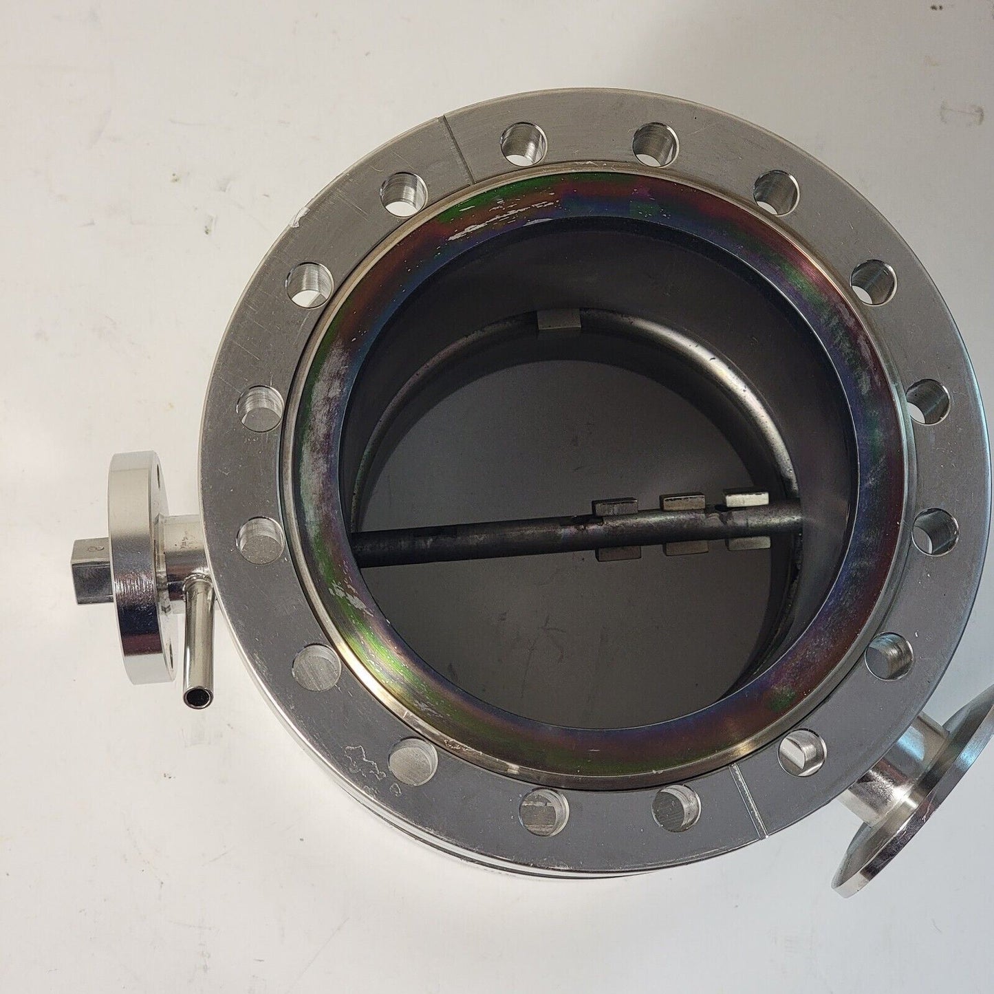 Huntington Rotational Motion 6" DN100CF Conflat Flange High Vacuum Chamber
