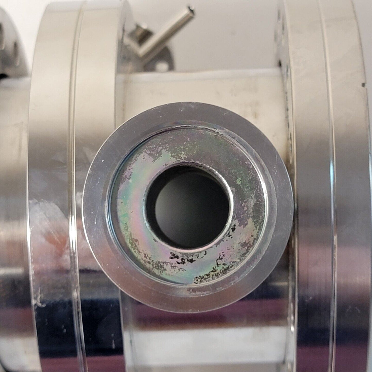 Huntington Rotational Motion 6" DN100CF Conflat Flange High Vacuum Chamber