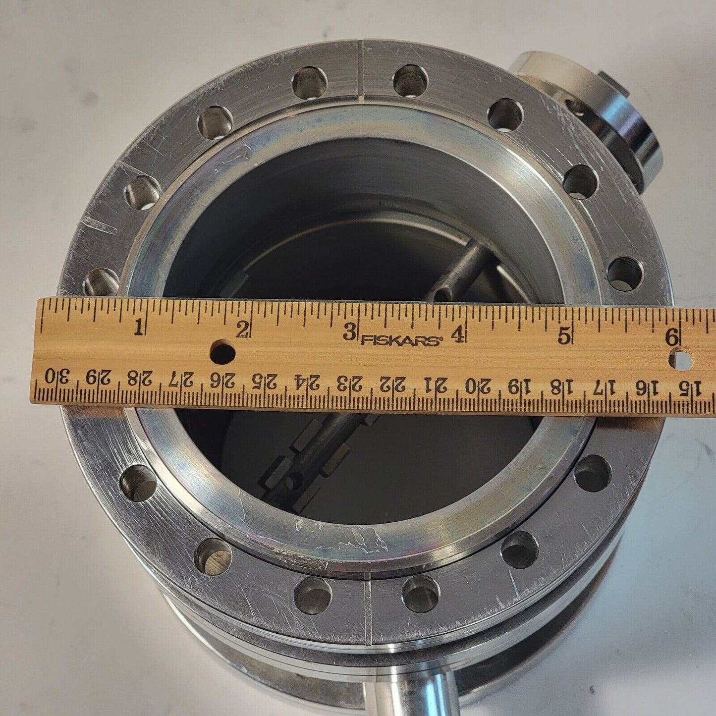 Huntington Rotational Motion 6" DN100CF Conflat Flange High Vacuum Chamber