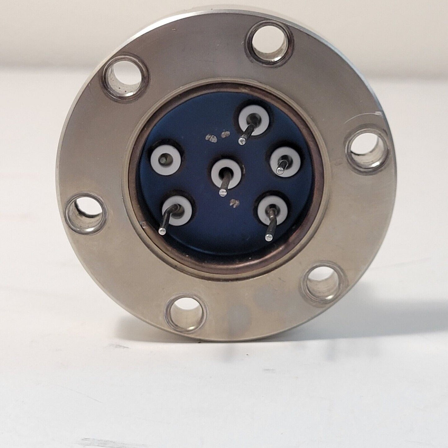 2.75" DN35CF-DN40CF Conflat Ion Gauge Base Blank Flange Electrical Feedthrough