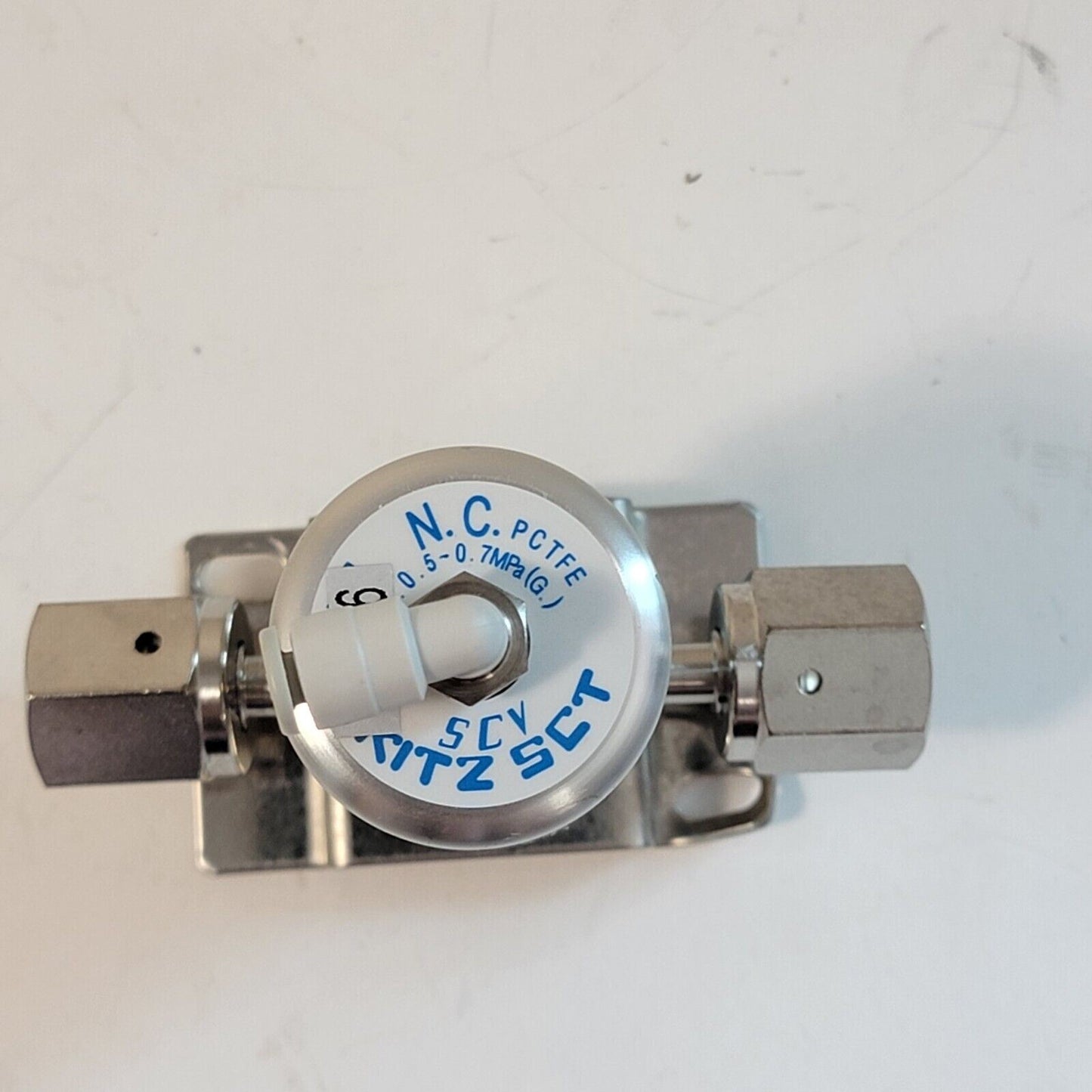 Kitz SCT 10K-1/4" Pneumatic Valve 1/4" VCR VLCD EP 08015421 NC PCTFE-Seat