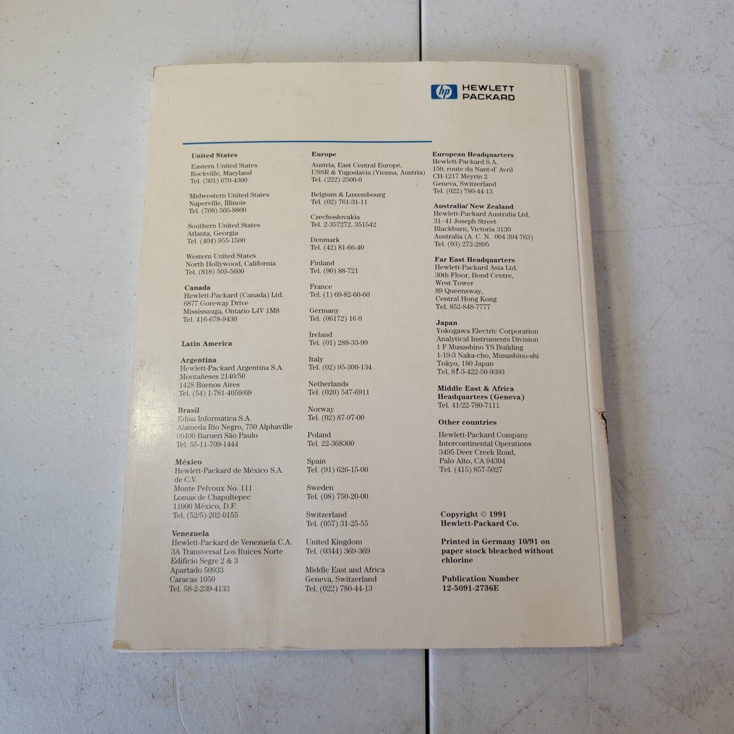 HP Hewlett Packard Applications Of Narrow-Bore Columns In HPLC Book