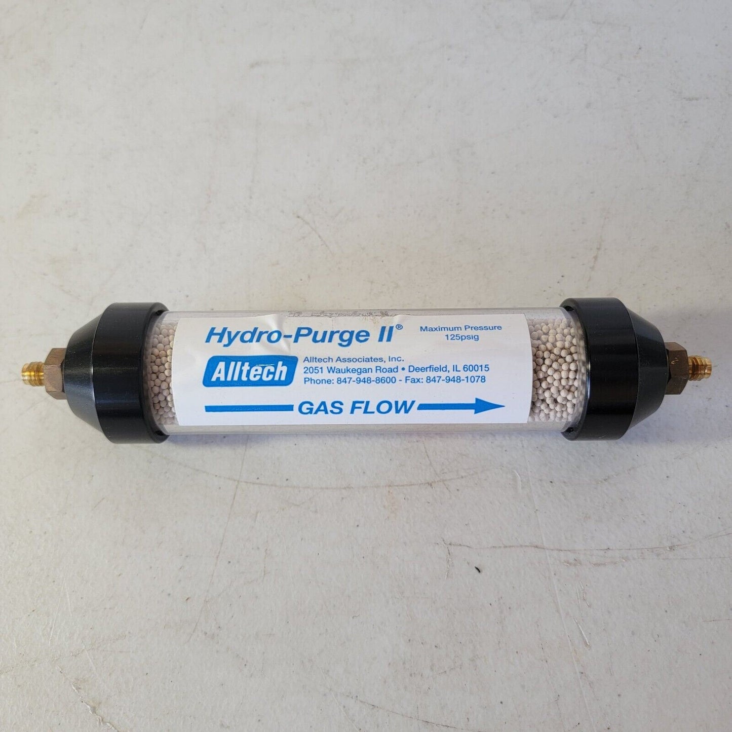 Alltech Hydro Purge II Moisture Trap Column 125 PSIG w/ Dessicant
