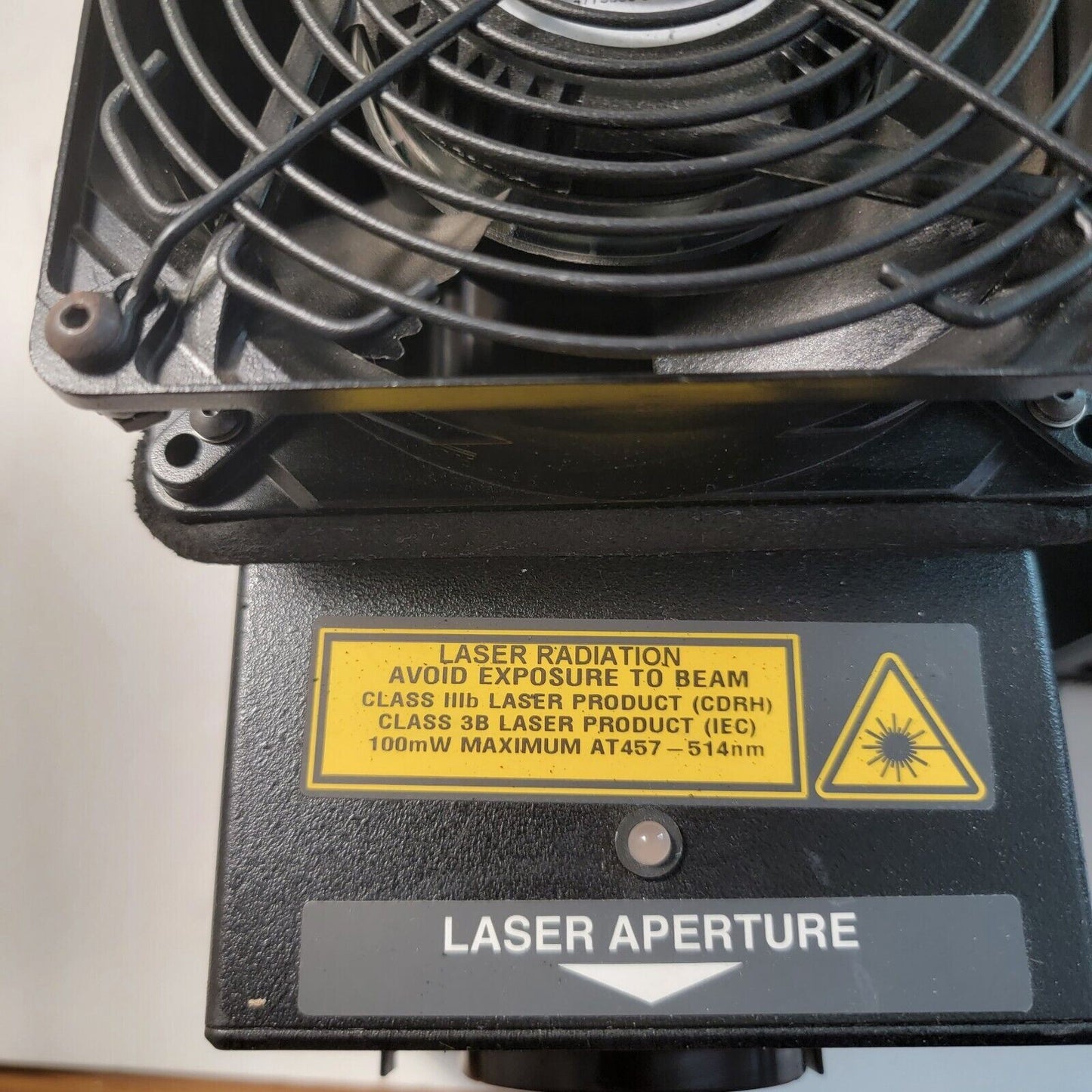 TESTED Melles Griot IMA101040ALS Ar Argon Ion Laser w/ 300-001-004 Power Supply