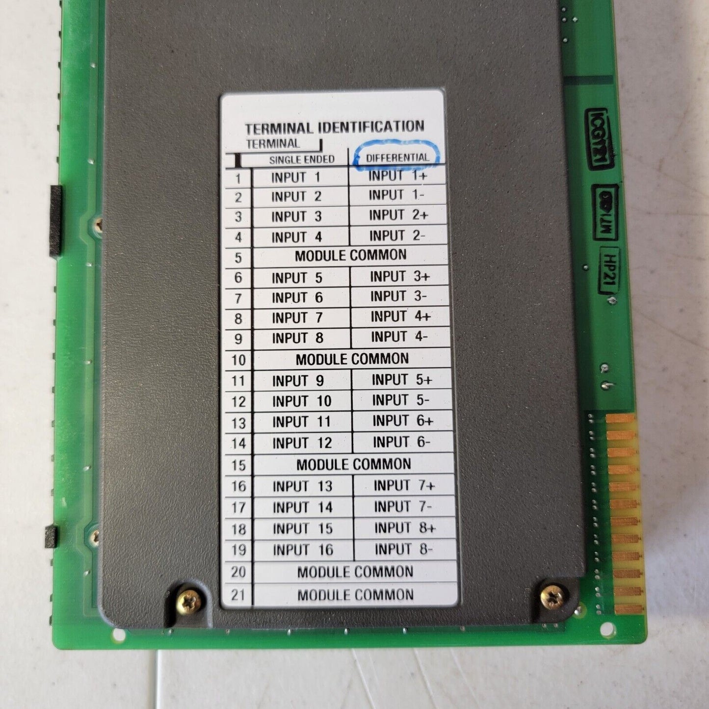 Allen Bradley AB 1771-IFE/C Analog Input Module (12 BIT) C Part Number 96188674