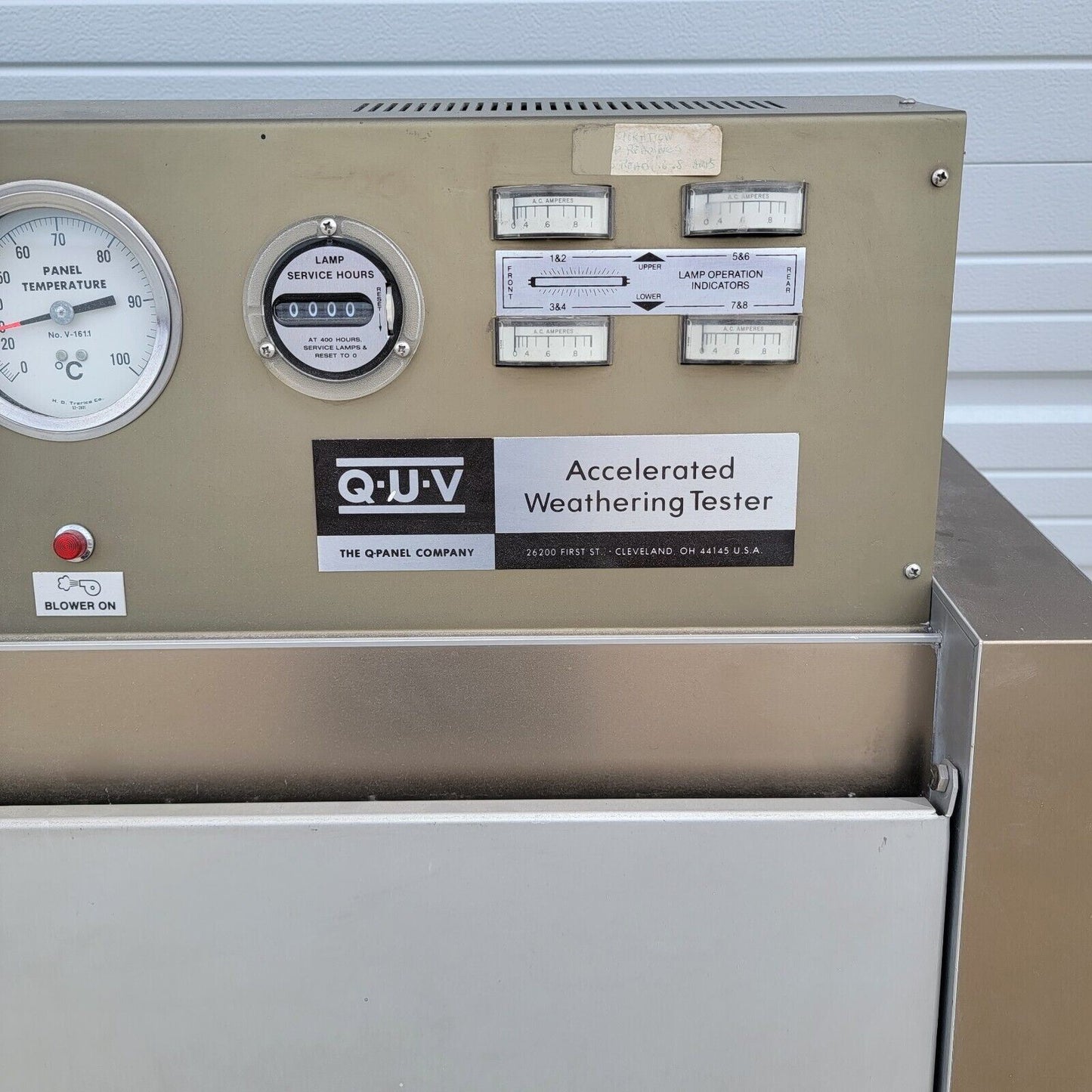 Q-Lab Q-Panel QUV Accelerated Weathering Tester Ultraviolet Condensation