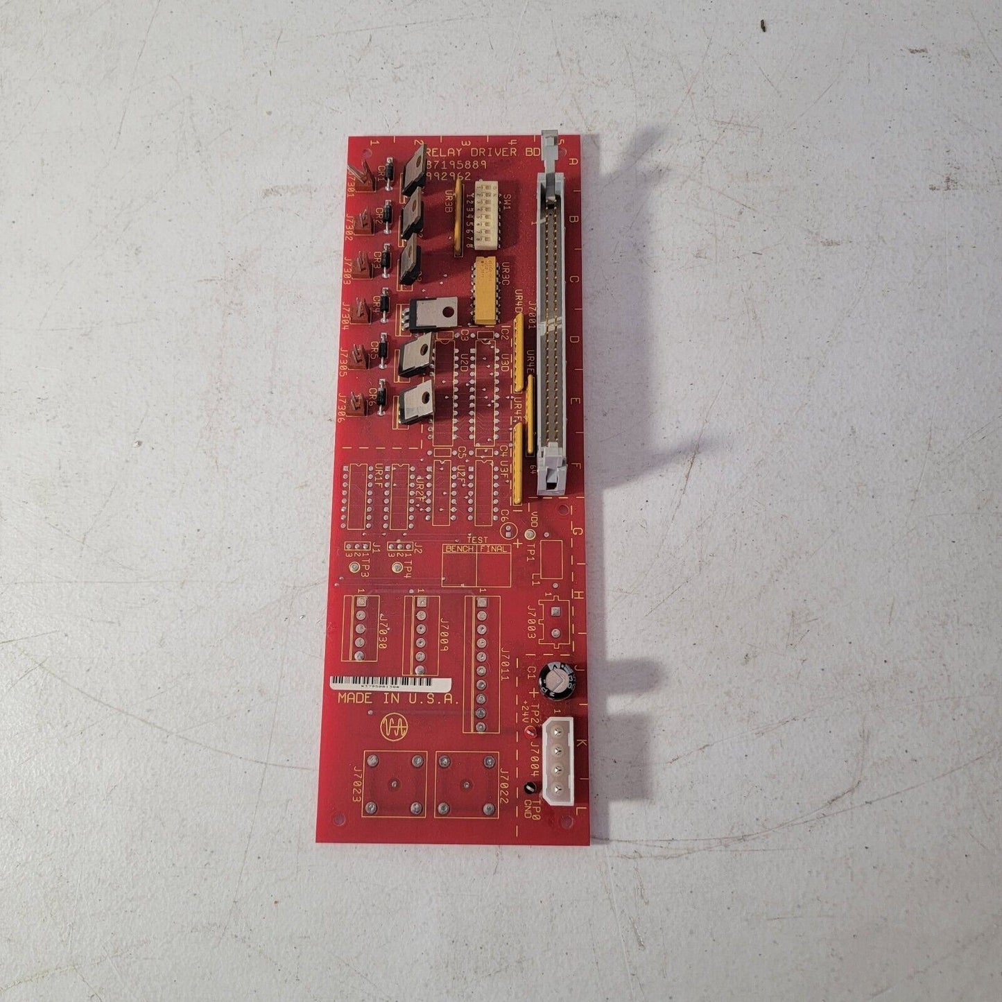 Varian Unity PCB Board BD Card Relay Driver 87195889 992962 Breakout Board
