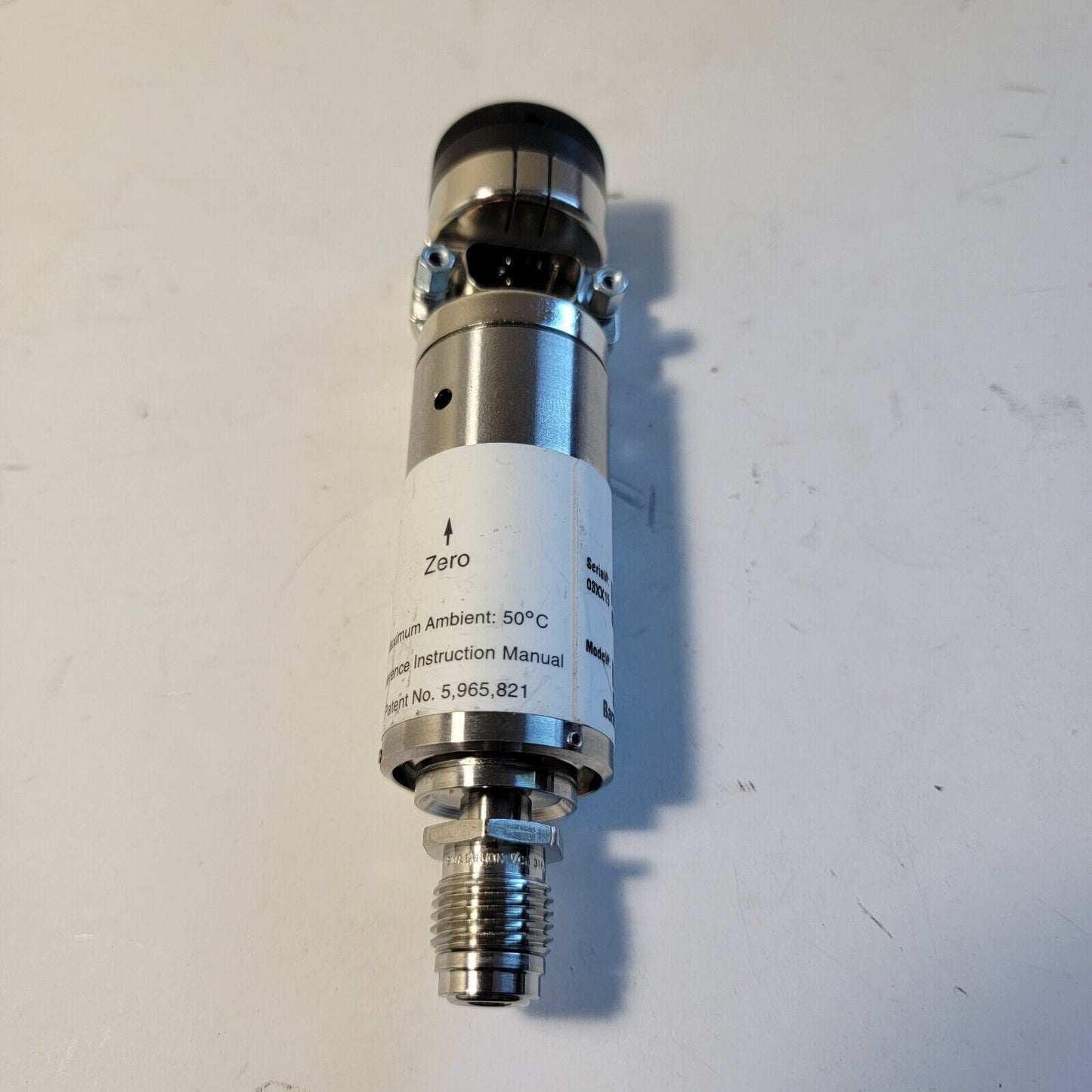 MKS Baratron Pressure Transducer 870BRDPCB2GW1 250 psi 0-10 VDC Output 1/4" VCR