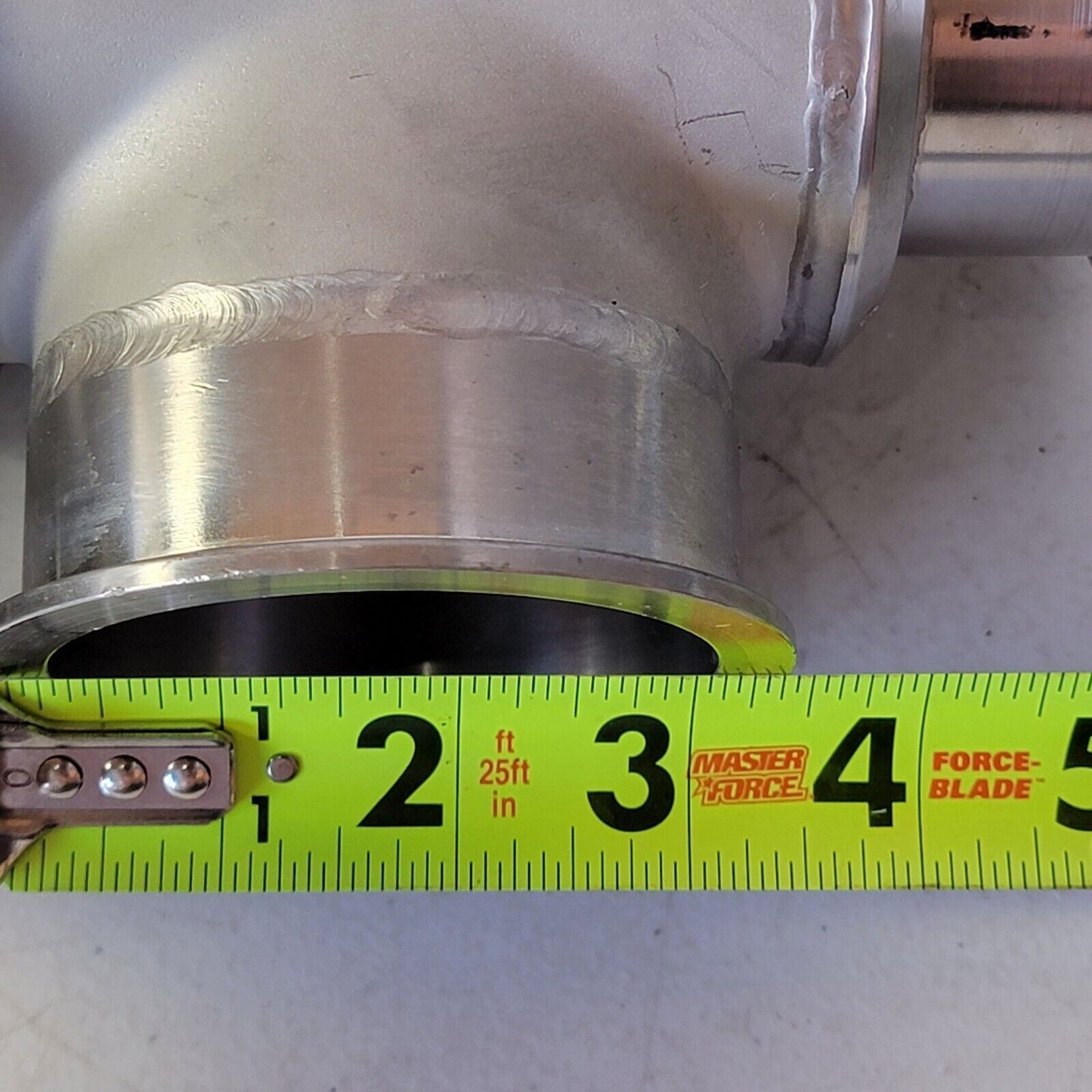 Benkan SCV YC686 High Vacuum NC Valve 3.5" KF/NW Stainless Steel Flanges