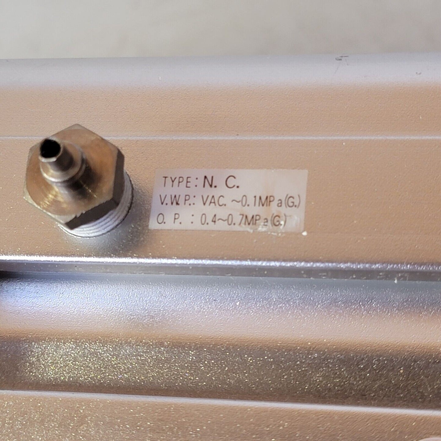 Benkan SCV YC686 High Vacuum NC Valve 3.5" KF/NW Stainless Steel Flanges