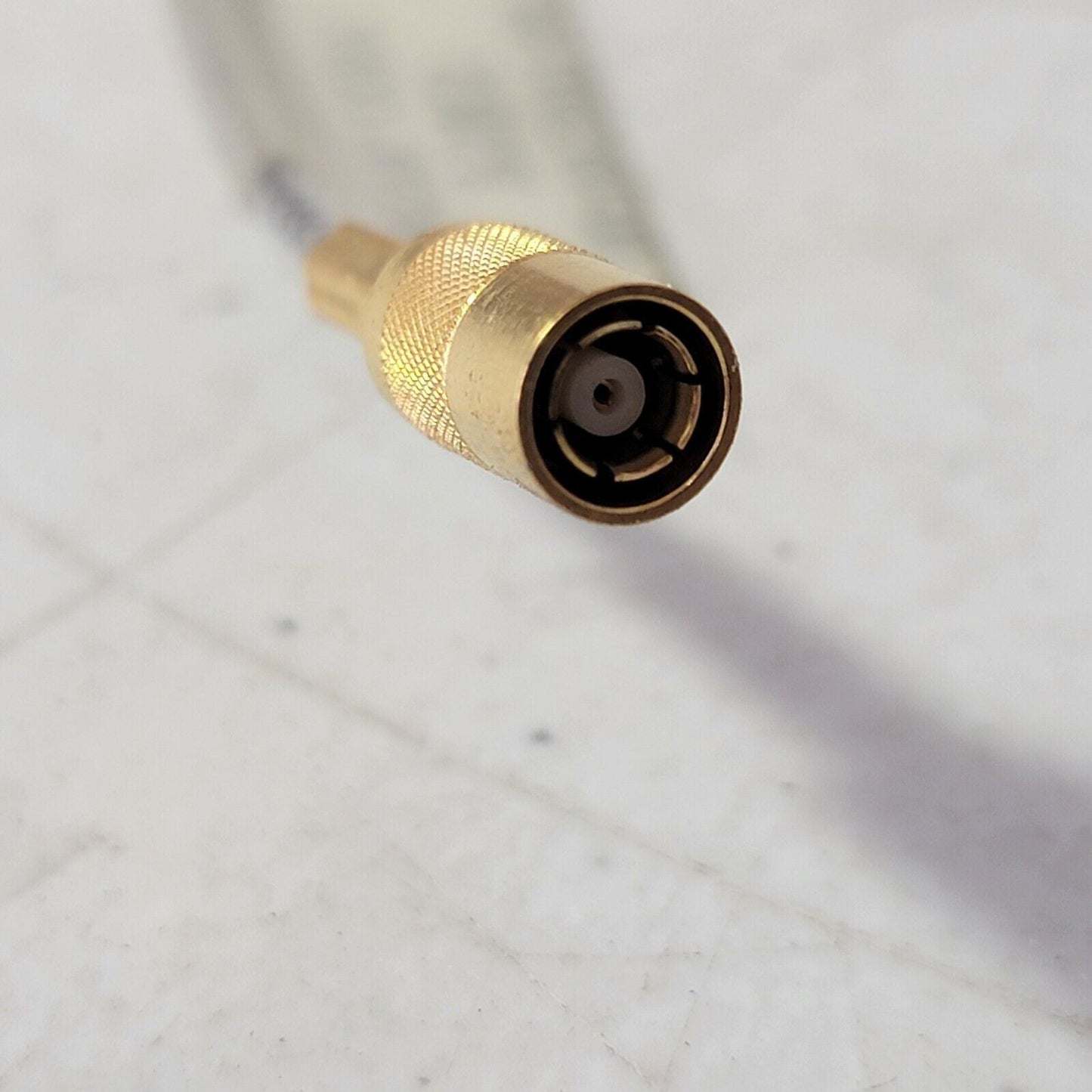 Varian NMR RF Signal Cable 00-992897-04 P3X1 P3R5 Gold SMB Connectors