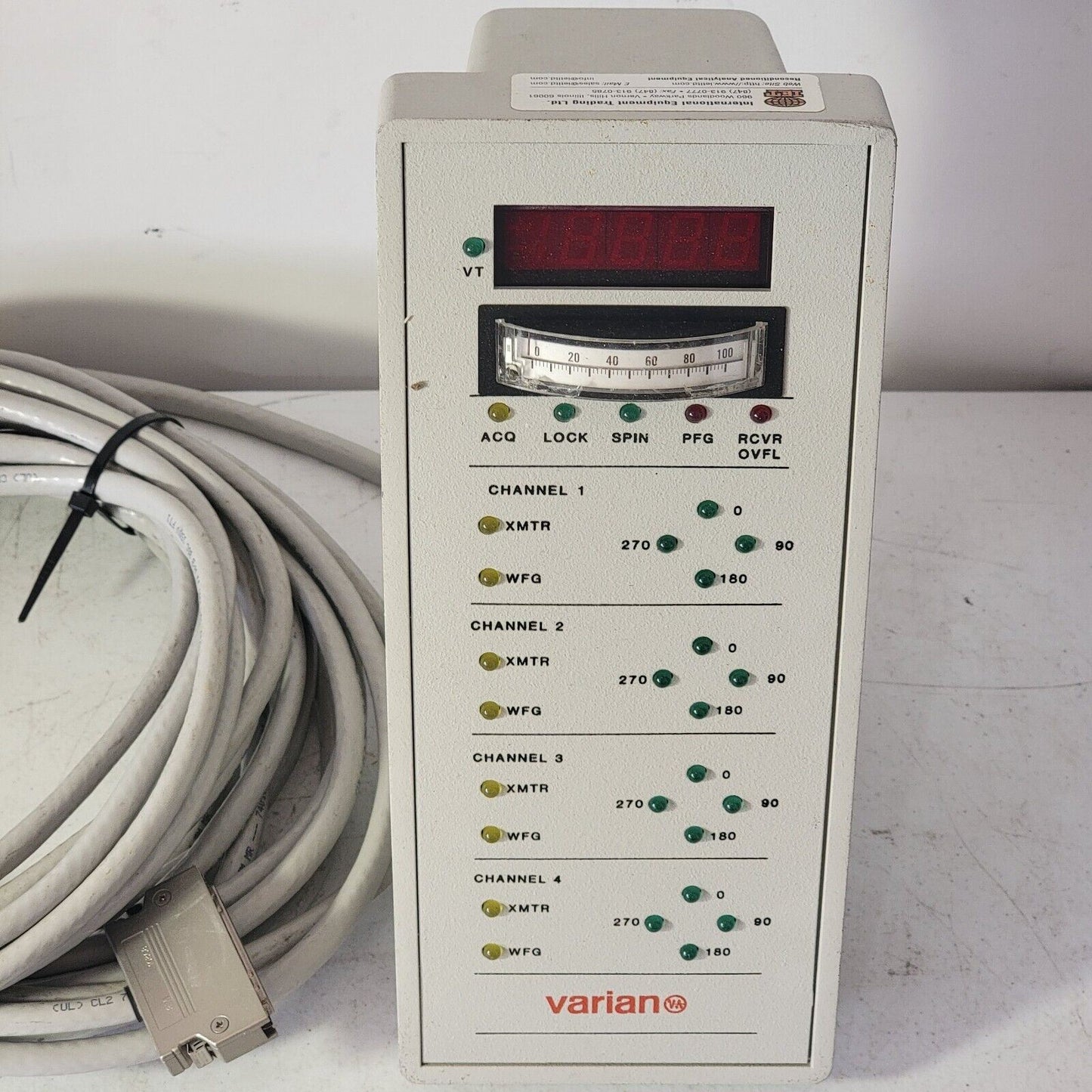 Varian NMR Dashboard Diagnostics 00993280-05 00-993241-06