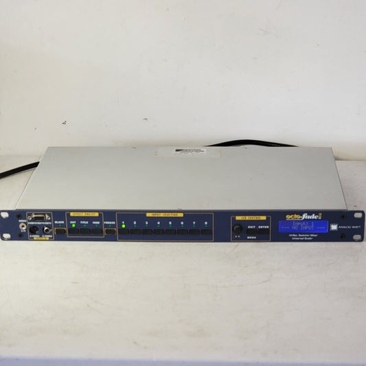 TESTED Analog Way Octo-Fade 2 Hi-Res. Switcher Mixer Universal Scaler OFD803