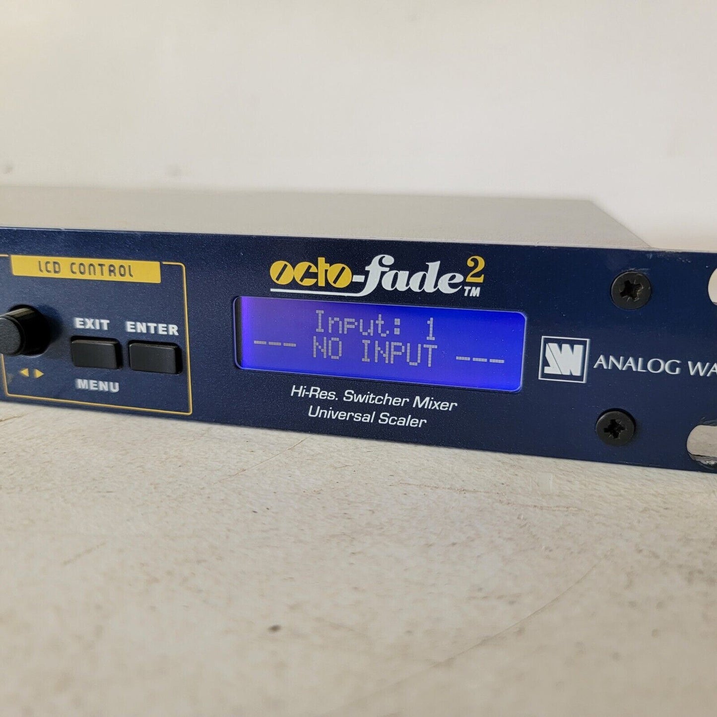 TESTED Analog Way Octo-Fade 2 Hi-Res. Switcher Mixer Universal Scaler OFD803