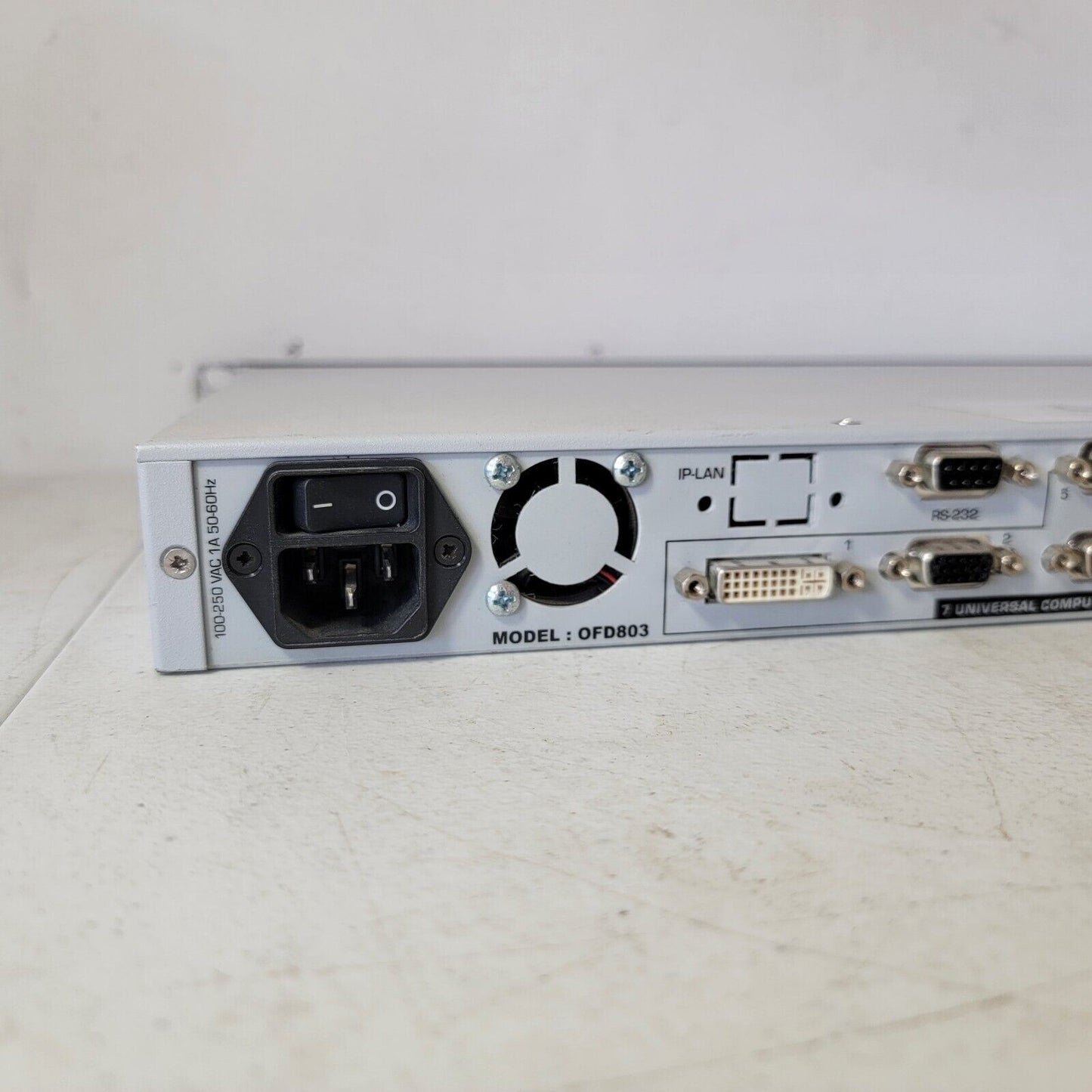 TESTED Analog Way Octo-Fade 2 Hi-Res. Switcher Mixer Universal Scaler OFD803