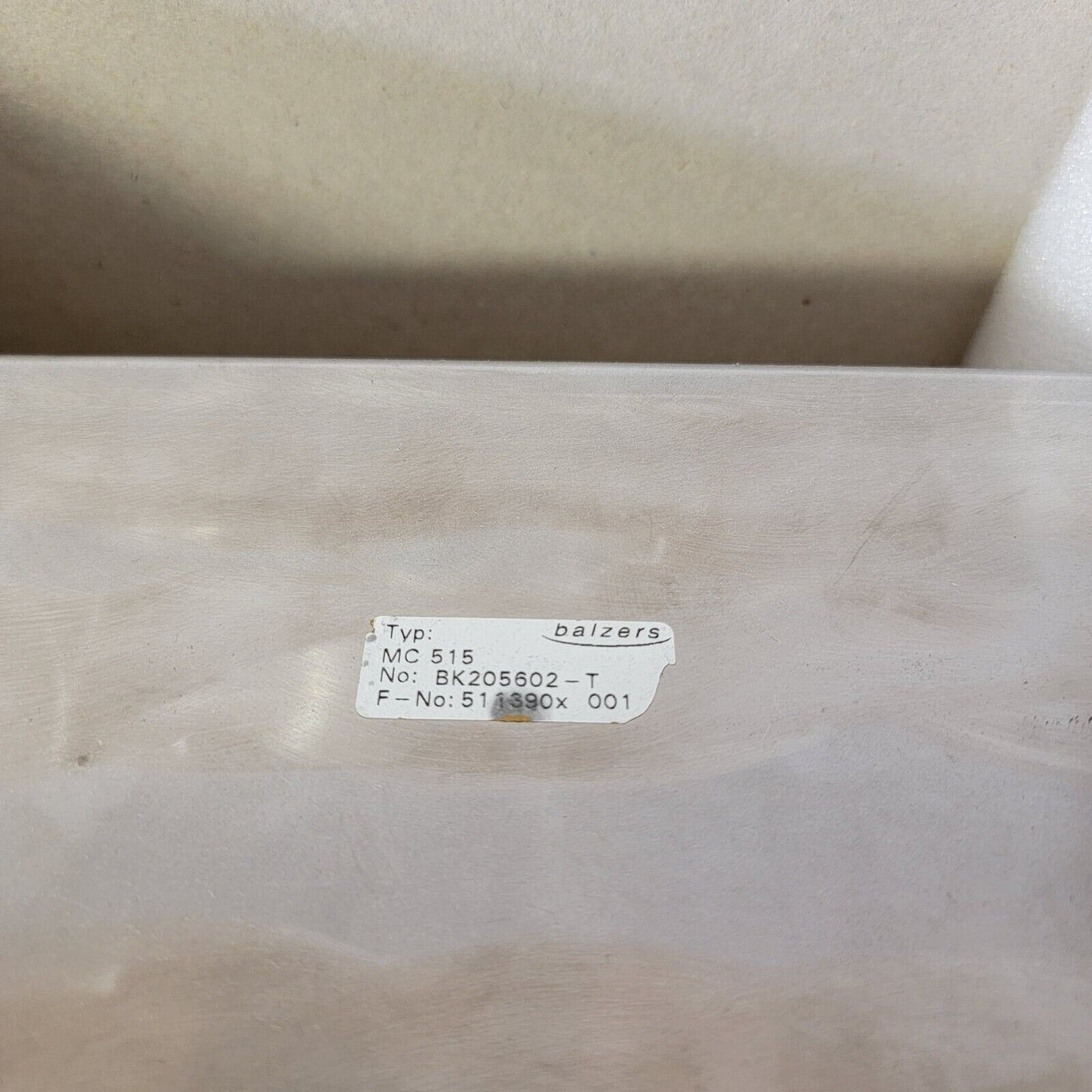 READ Balzers MD MC 515 Magnetron QBK221410-T Magnet 5x15" Magnetsys LLS 502 T5