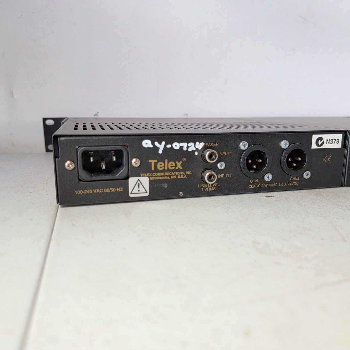 Telex Audiocom SPS2000A & US2000A Intercom Console System