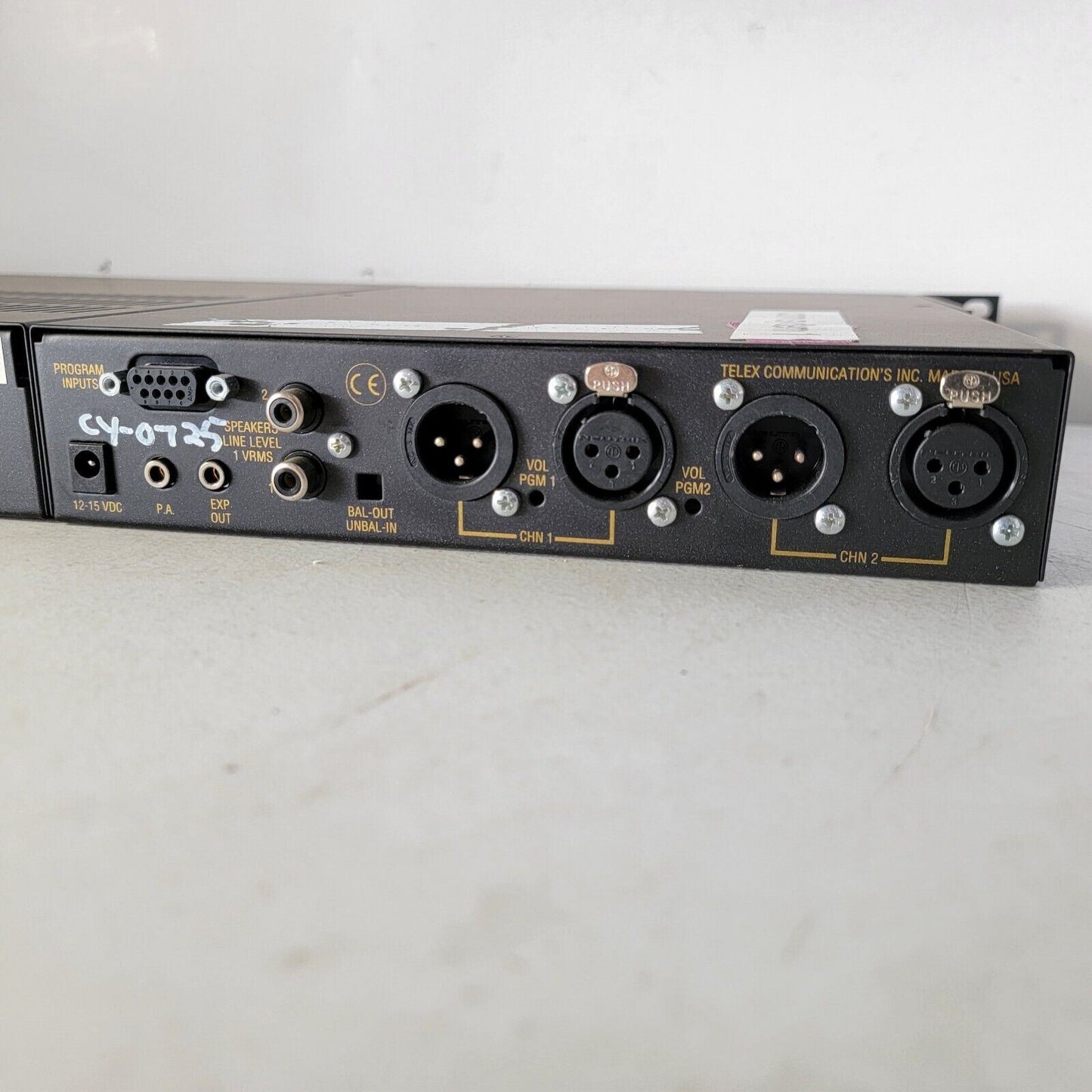 Telex Audiocom SPS2000A & US2000A Intercom Console System