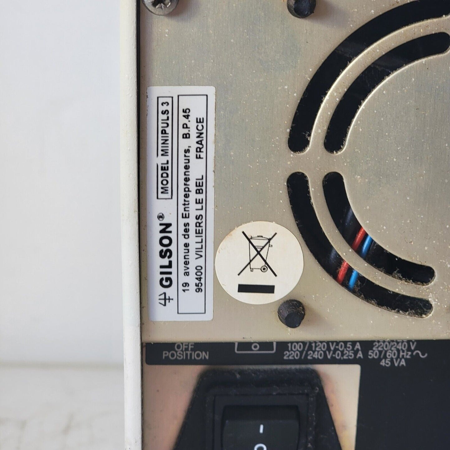 READ Gilson Minipuls 3 Variable Speed Bi-Directional Peristaltic Pump 4 Channel