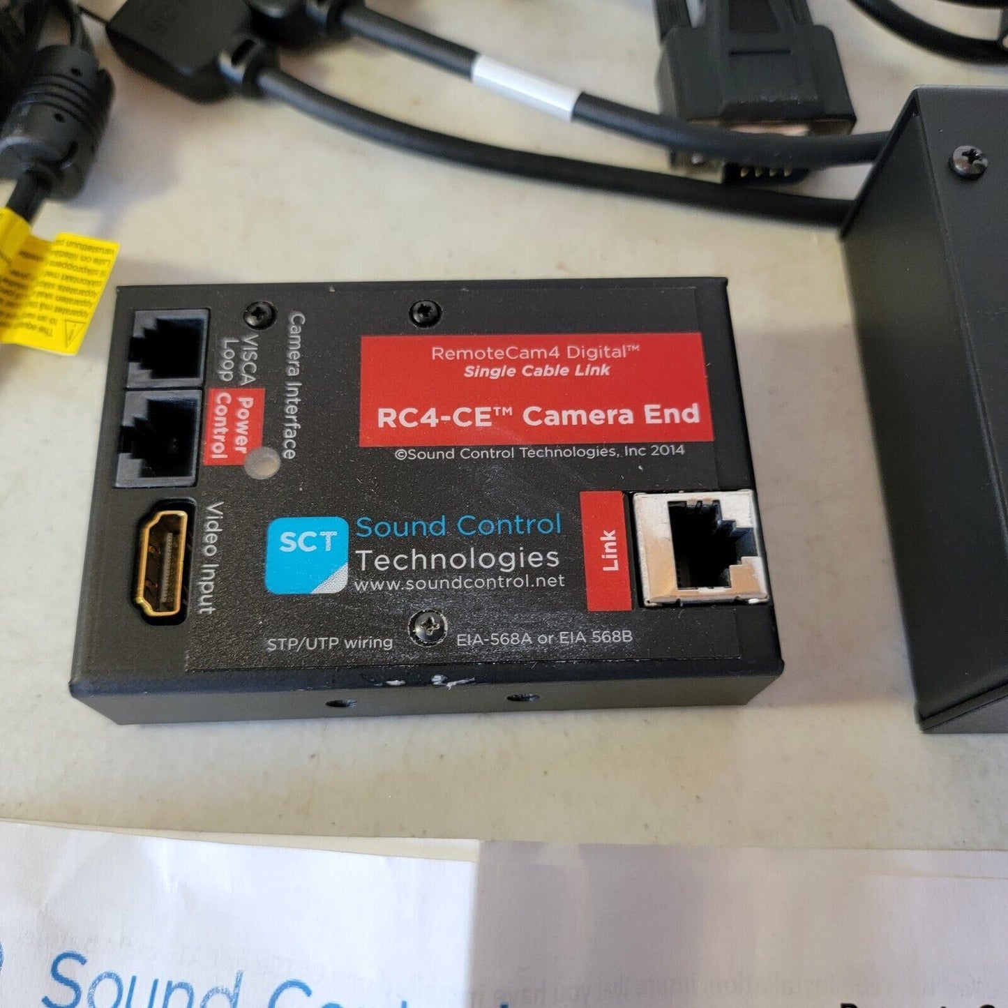 Sound Control Technologies RemoteCam4 RC4-PSX Single CatX Camera Extension Kit