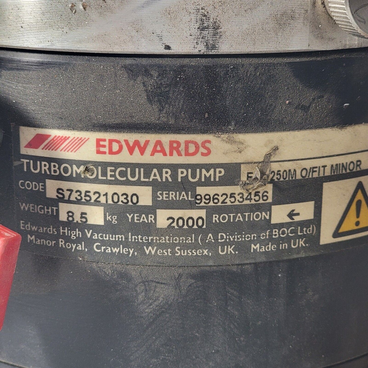 FOR REBUILD Edwards EXT250 250M O/FIT Minor Turbomolecular Pump S73521030
