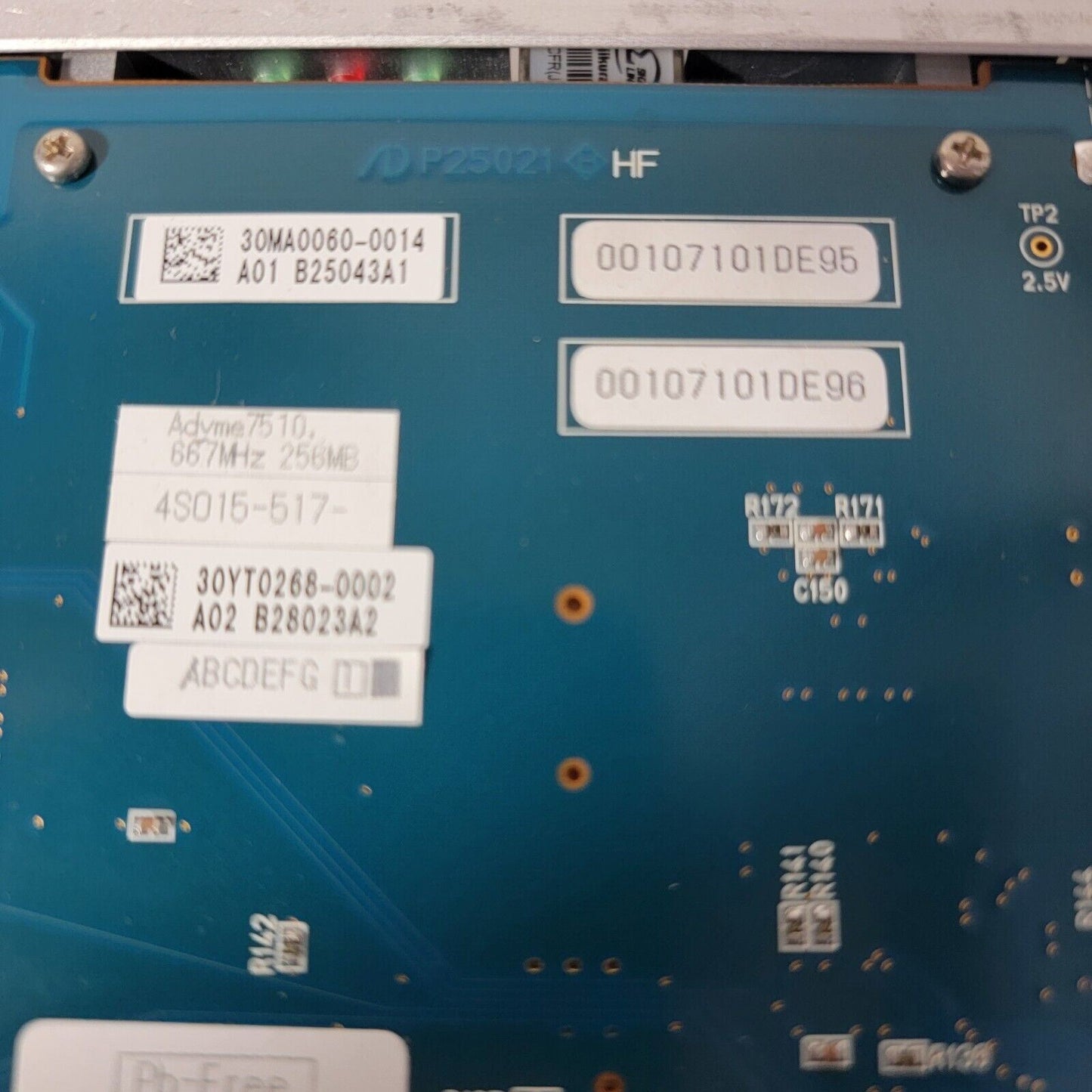 ADVANET ADVME7511 Nikon 4S013-768 IF2X8 Single Board Computer