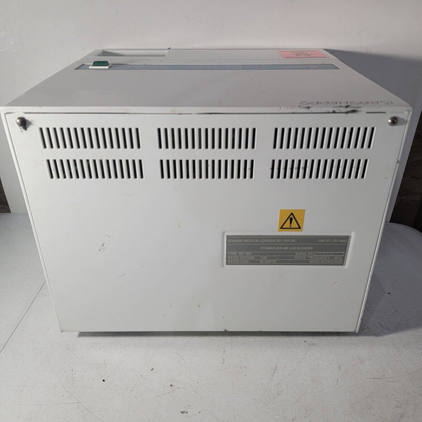 Seward Stomacher 400 Circulator NEEDS REPAIR
