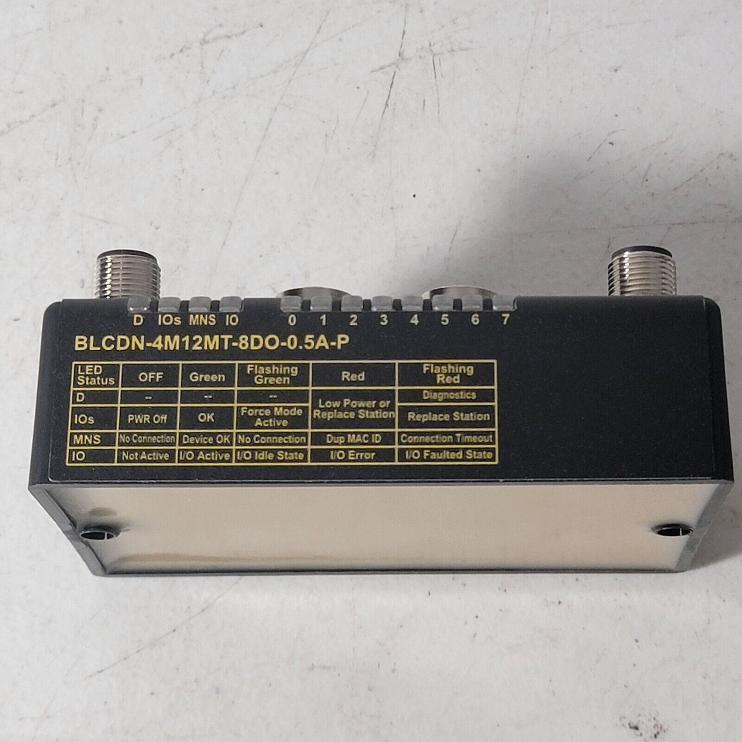 Turck BLCDN-4M12MT-8DO-0.5A-P BLCDN4M12MT8DO05AP Devicenet Bus