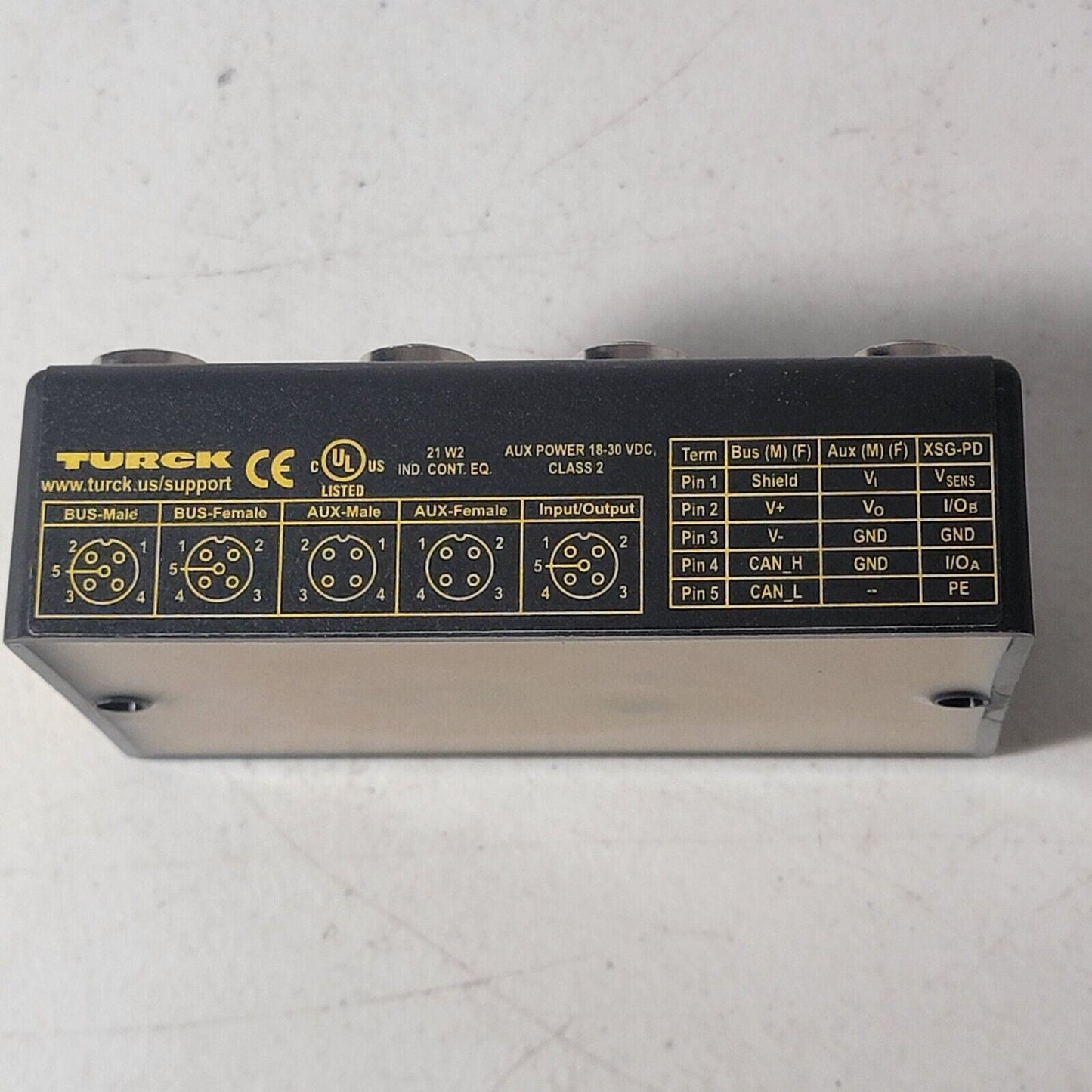 Turck BLCDN-4M12MT-8XSG-PD BLCDN4M12MT8XSGPD Devucenet Bus
