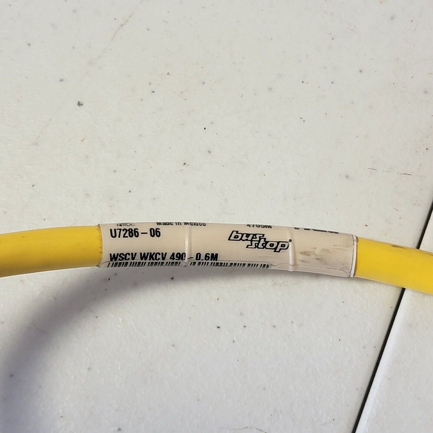 Turck FieldBus U7286-06 0.6 Meter WSCV WKCV 490-0.6M BUS STOP DeviceNet Cable